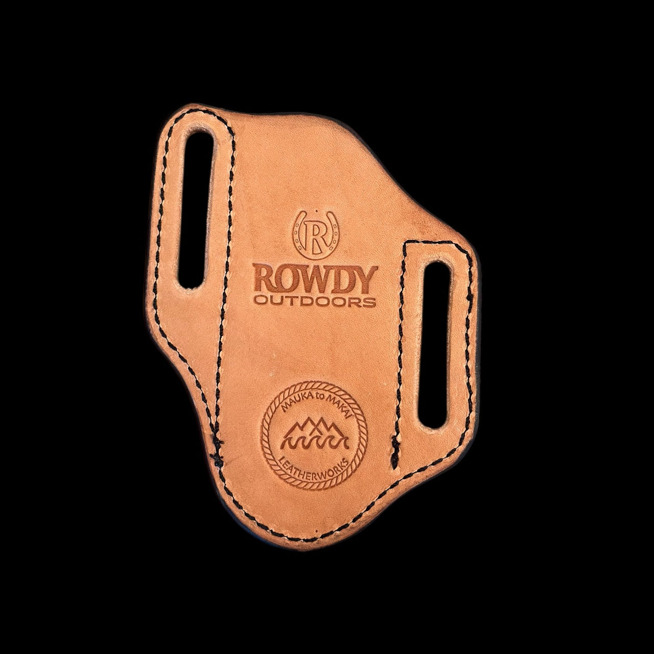 Small Double Slot Pancake Knife Sheath