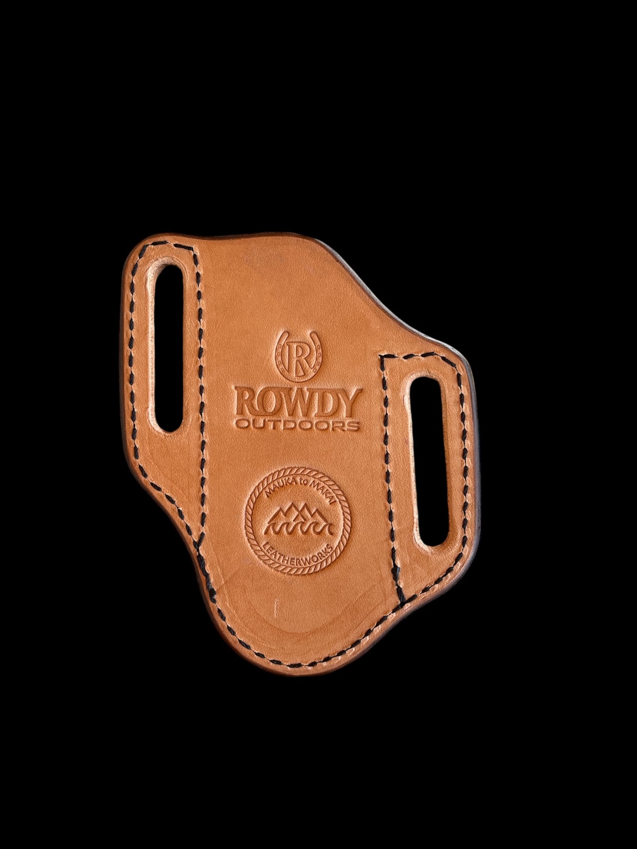 Small Double Slot Pancake Knife Sheath