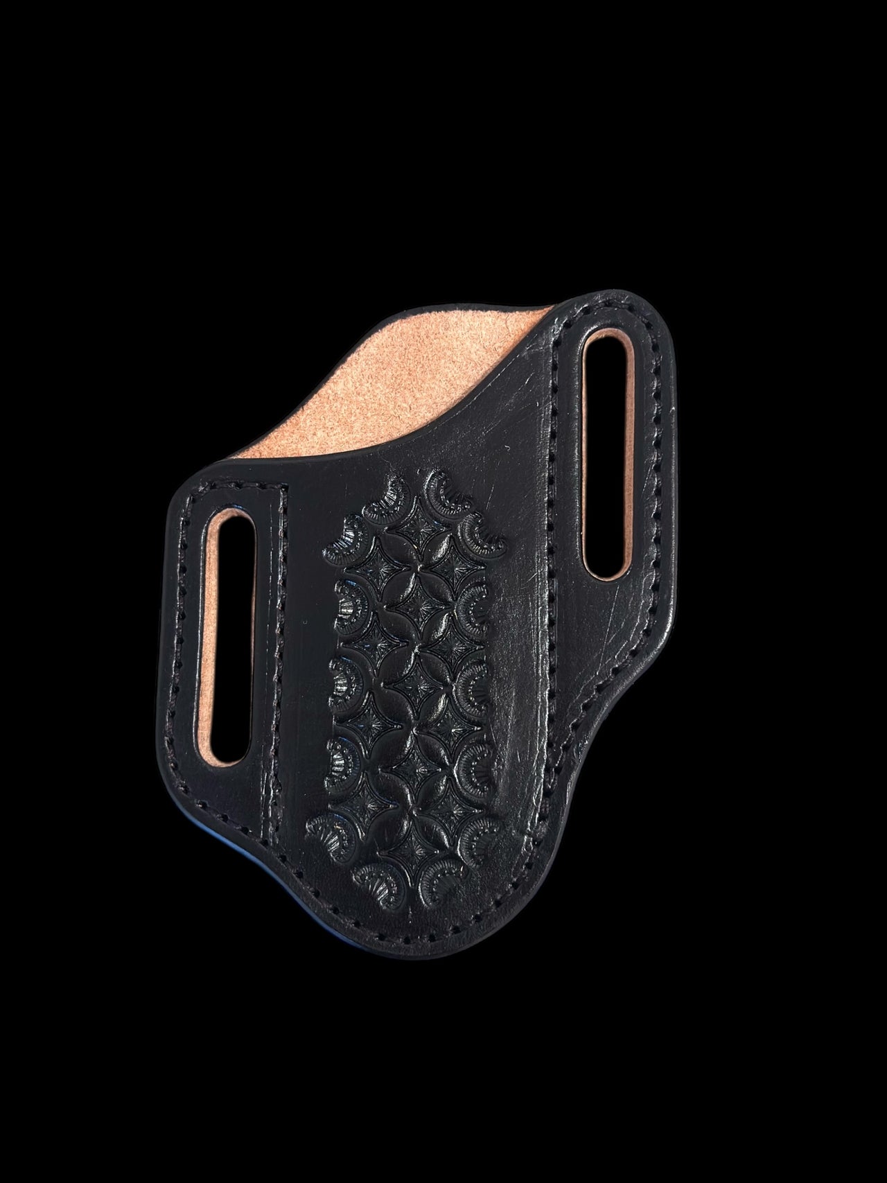 Small Double Slot Pancake Knife Sheath