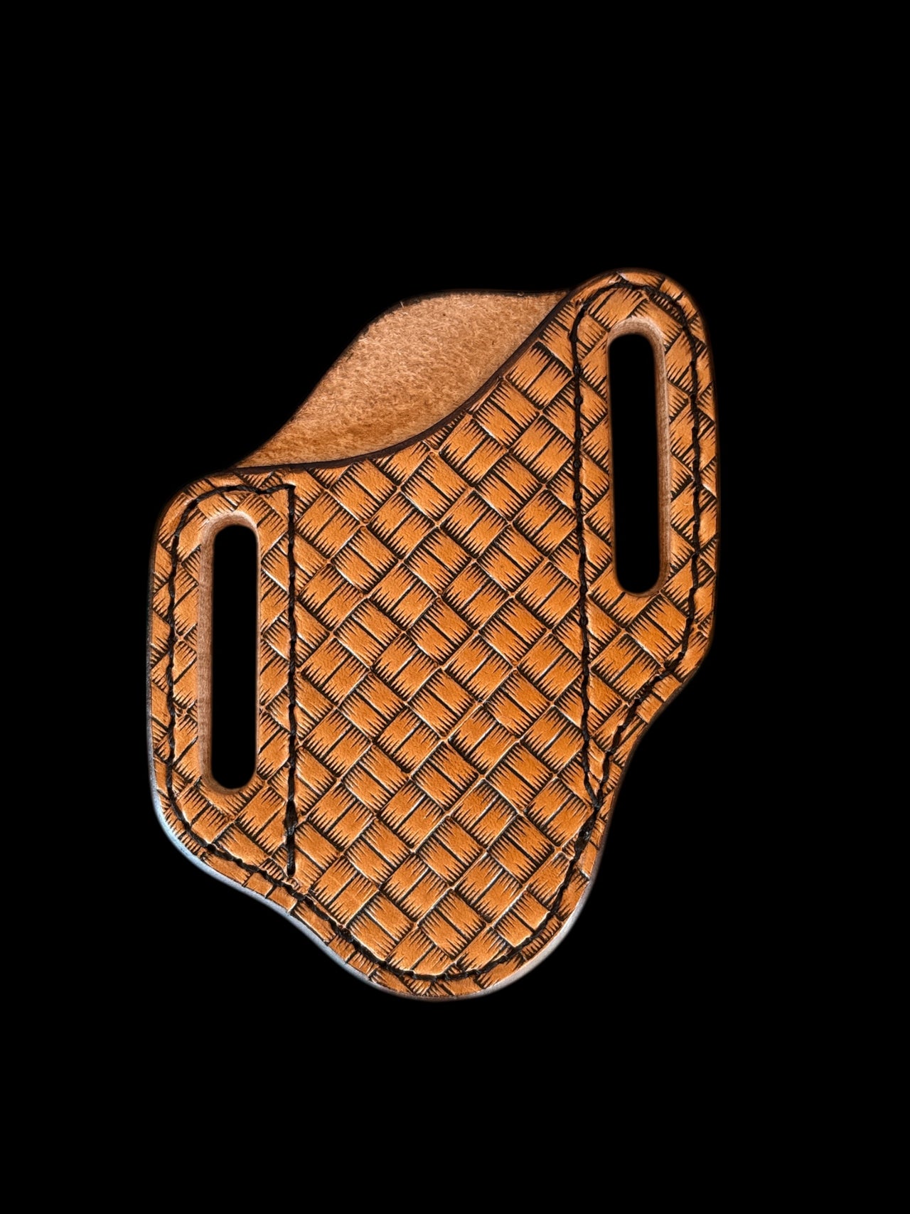 Small Double Slot Pancake Knife Sheath