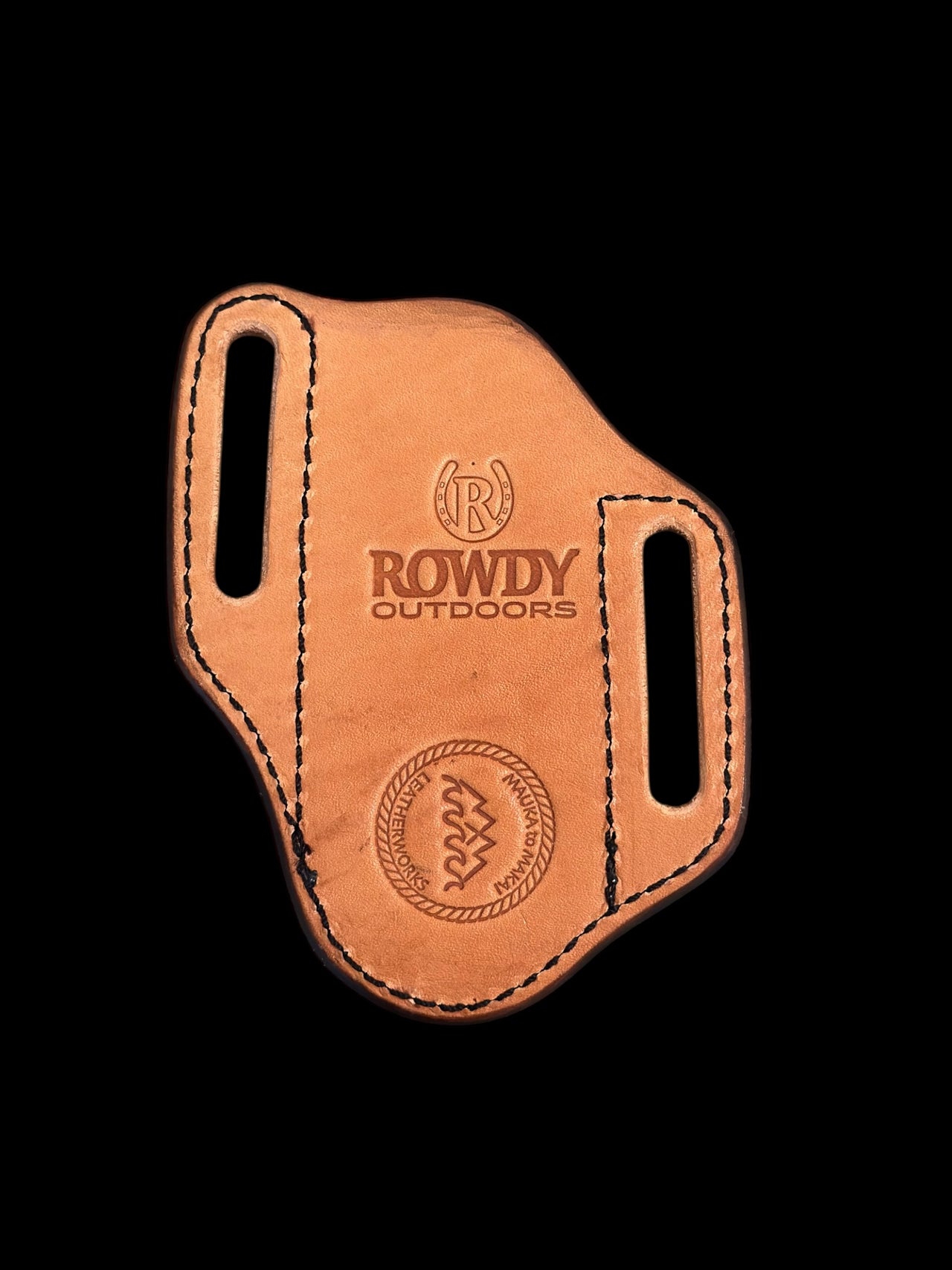 Small Double Slot Pancake Knife Sheath