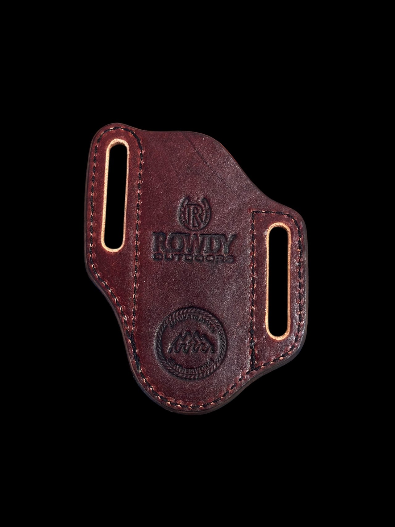 Small Double Slot Pancake Knife Sheath