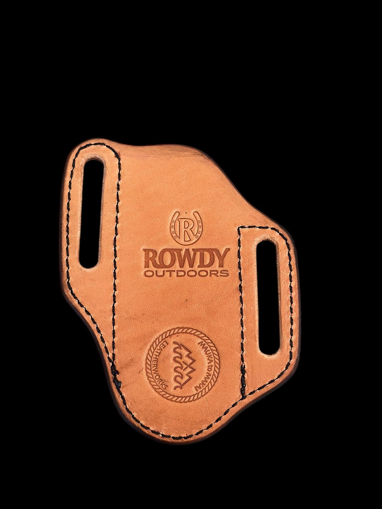 Small Double Slot Pancake Knife Sheath