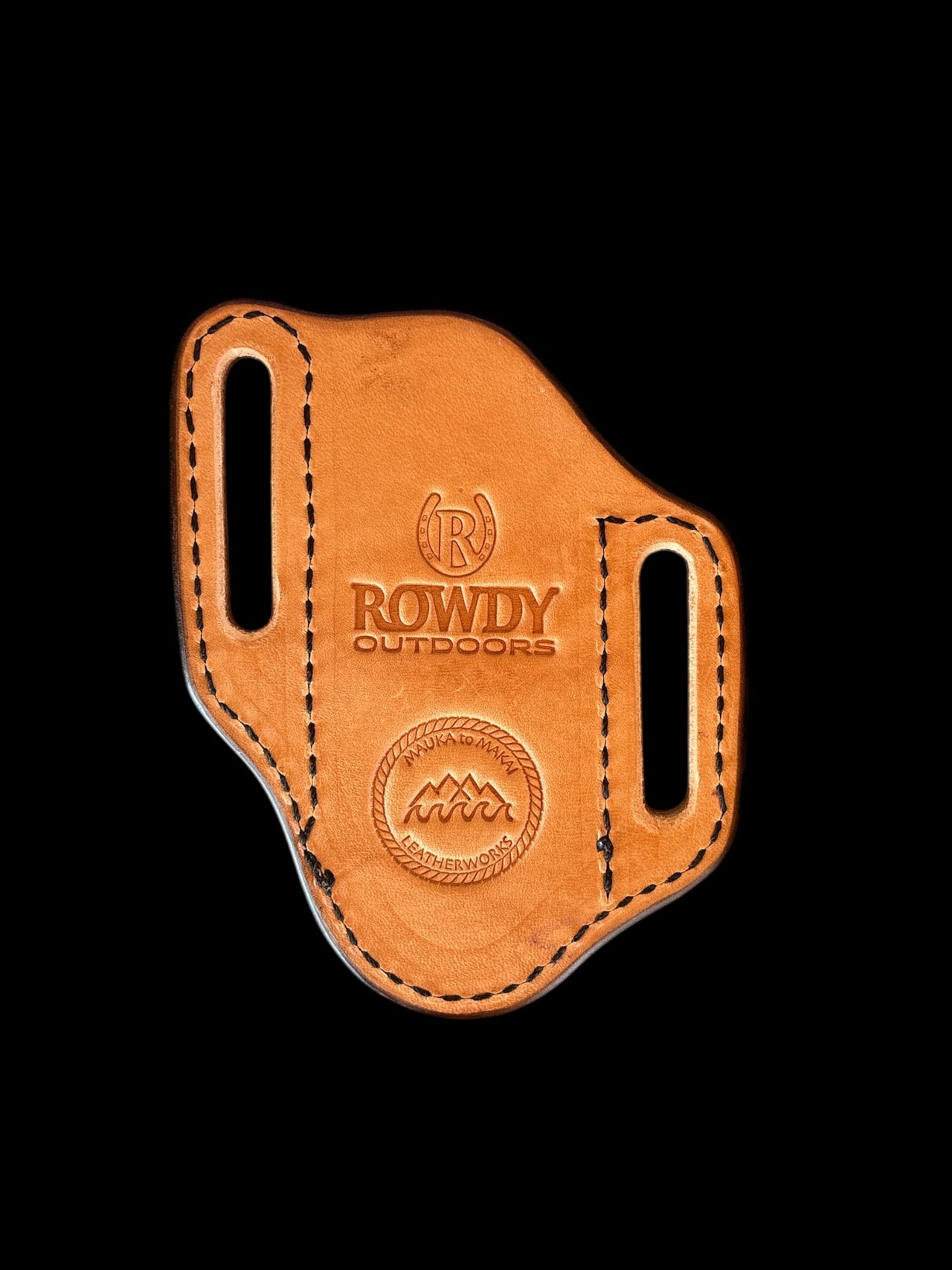 Small Double Slot Pancake Knife Sheath