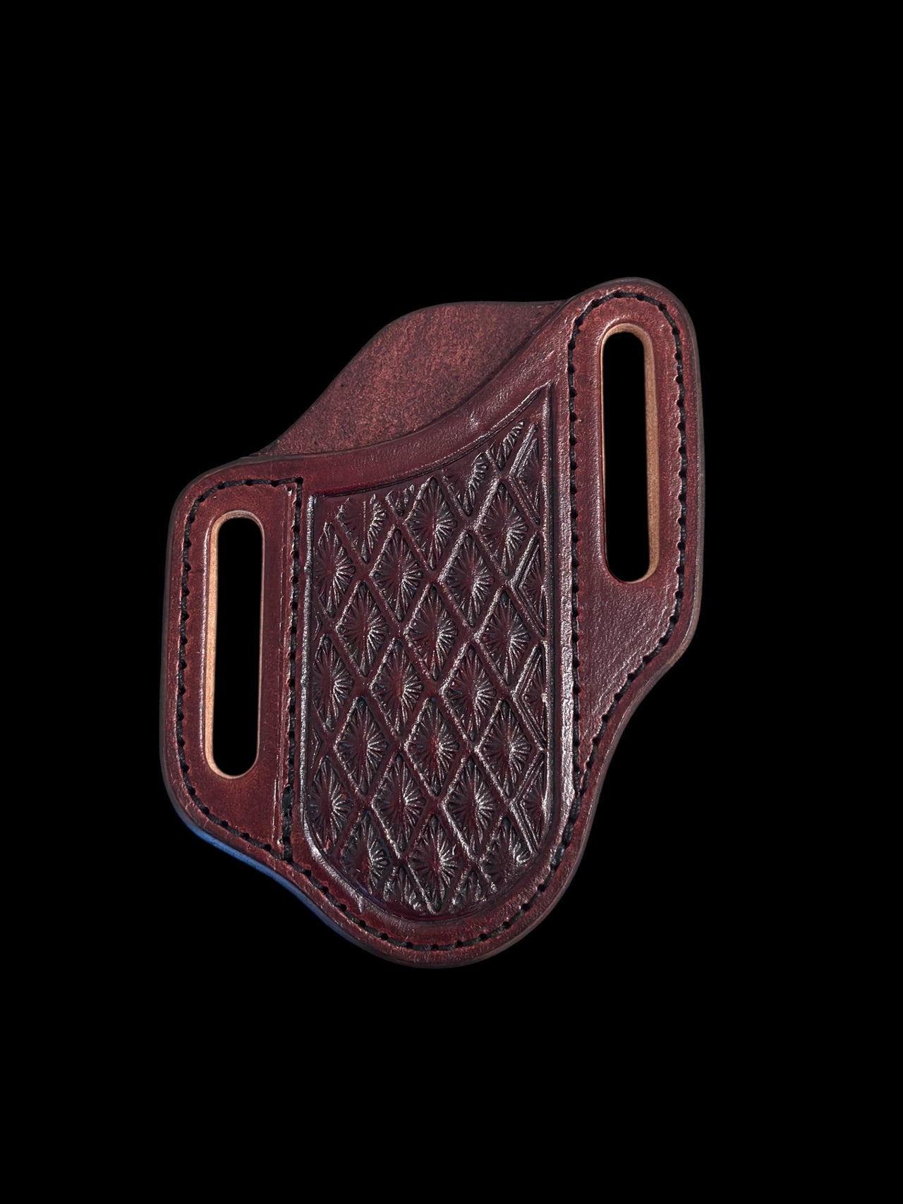 Small Double Slot Pancake Knife Sheath