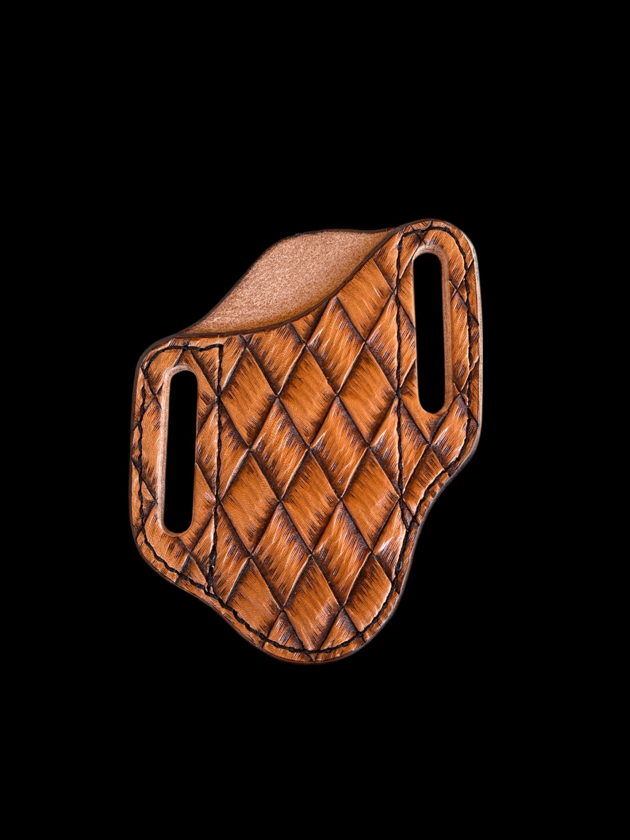 Small Double Slot Pancake Knife Sheath