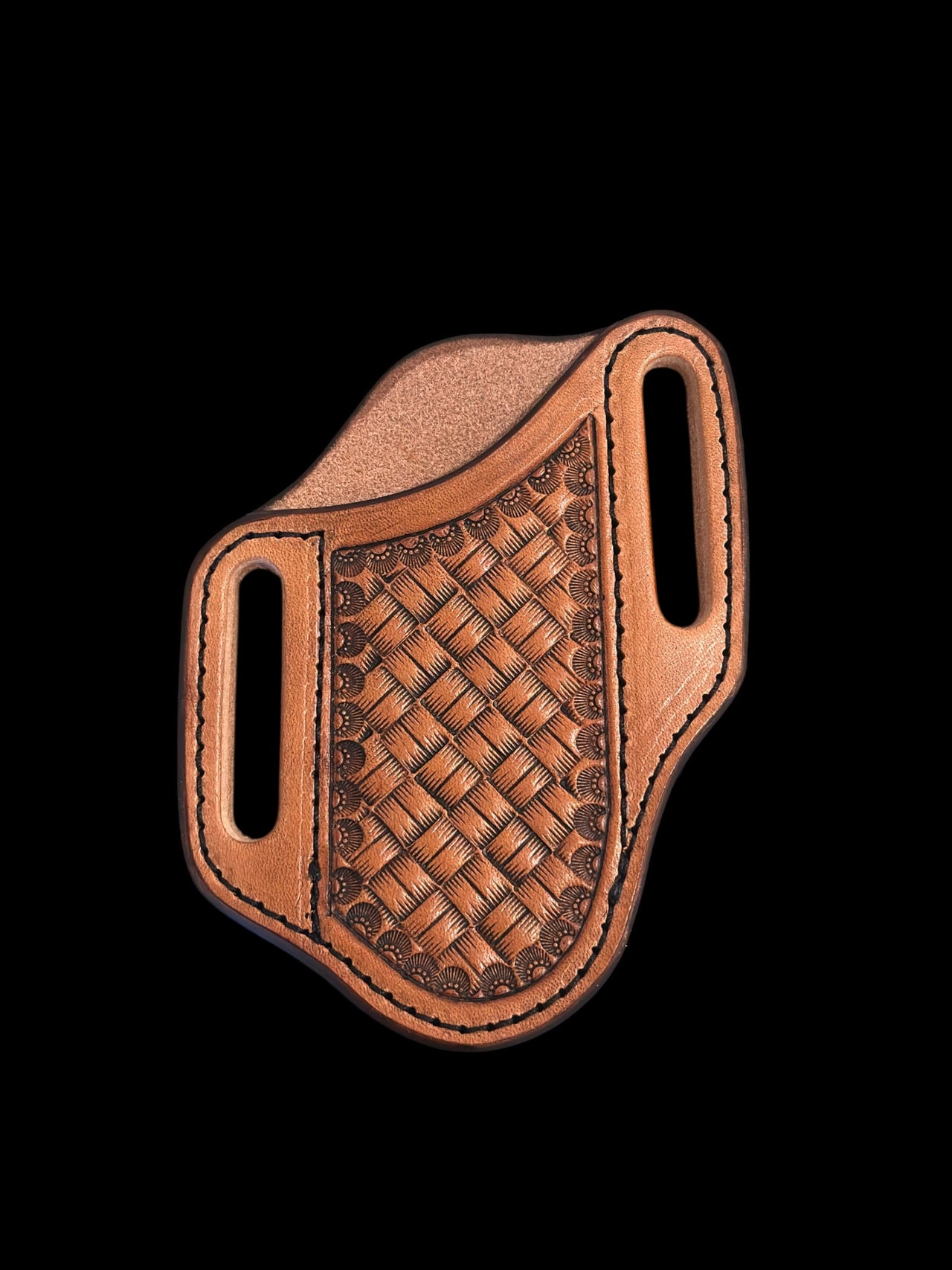 Small Double Slot Pancake Knife Sheath