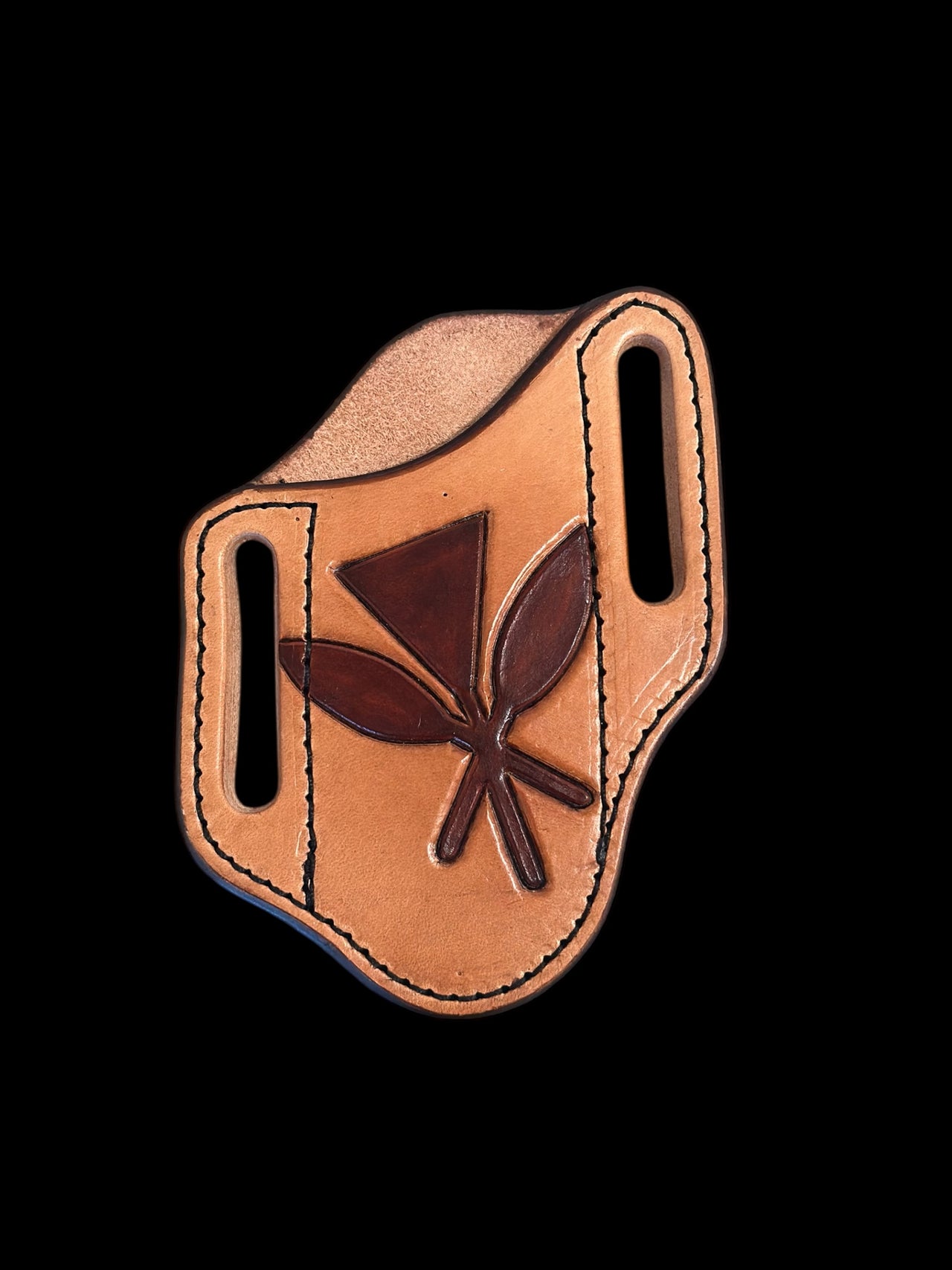 Small Double Slot Pancake Knife Sheath