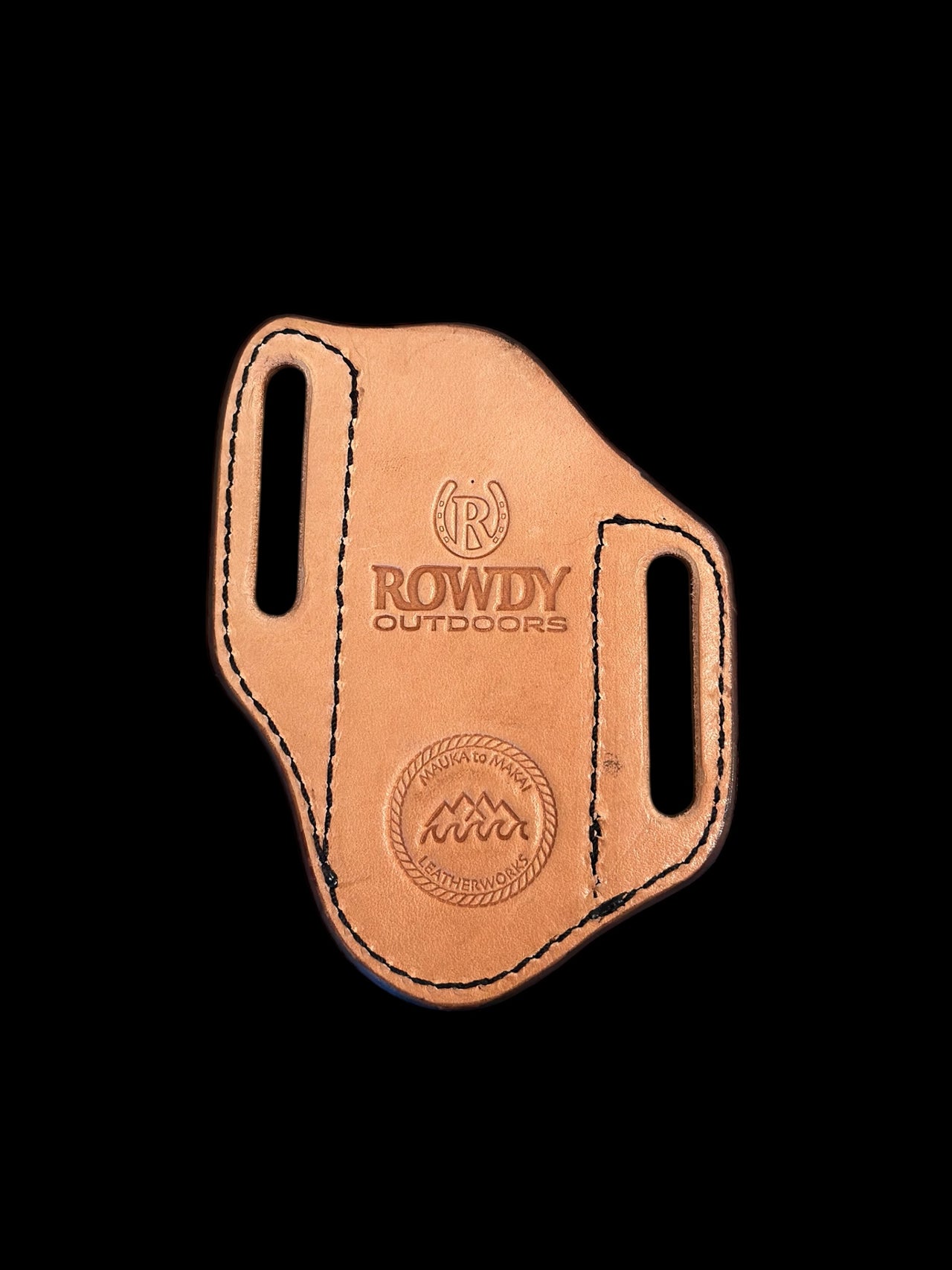 Small Double Slot Pancake Knife Sheath